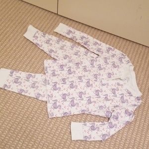 Roller Rabbit purple unicorn print PJs